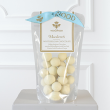 Load image into Gallery viewer, Macalettes - White Belgian Chocolate &amp; Sea Salt - Enrobed Macadamias | Wedgewood Nougat
