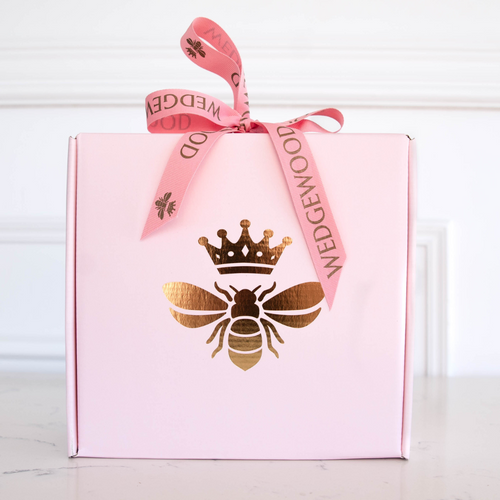 Small Printed Hamper Box - Light Pink | Wedgewood Nougat